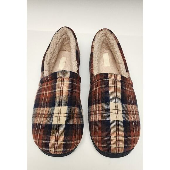 Royal Class MEN'S MEMORY FOAM SLIPPERS GREEN BLACK Size 13 - Picture 6 of 8